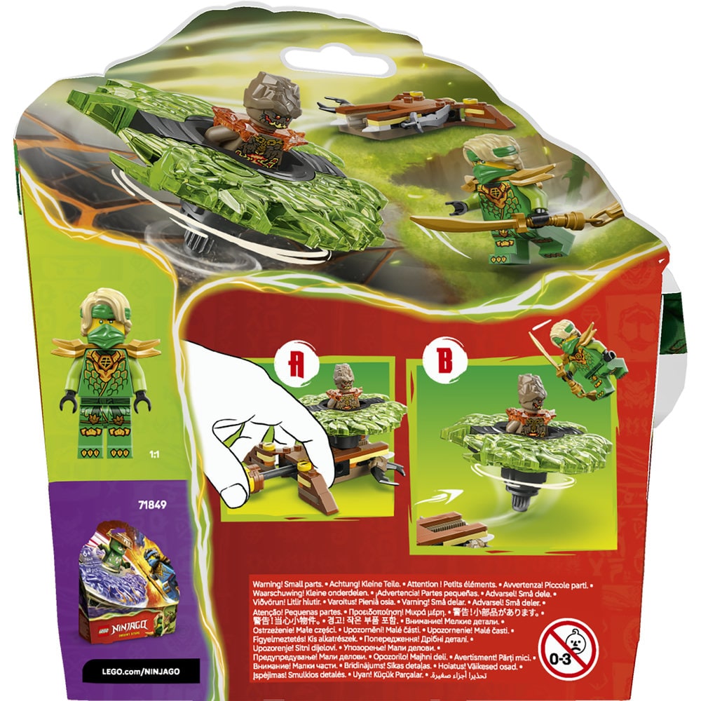 LEGO Ninjago: Lloyd vs Spinnerul monstru de pamant 71850, 6 ani+, 52 piese