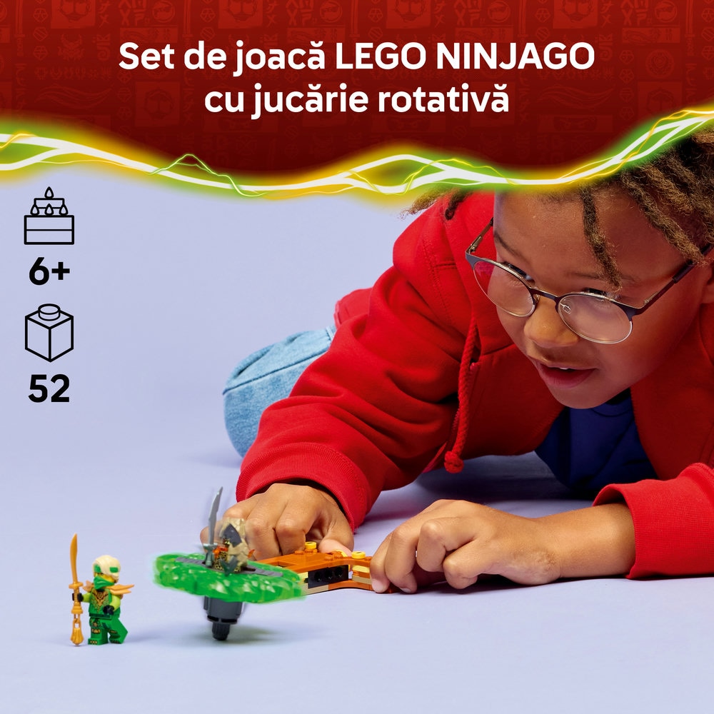 LEGO Ninjago: Lloyd vs Spinnerul monstru de pamant 71850, 6 ani+, 52 piese