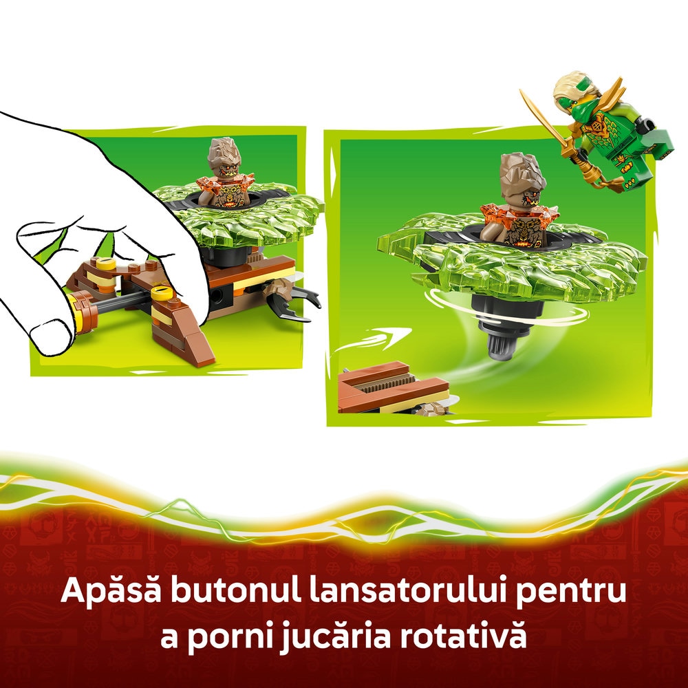 LEGO Ninjago: Lloyd vs Spinnerul monstru de pamant 71850, 6 ani+, 52 piese
