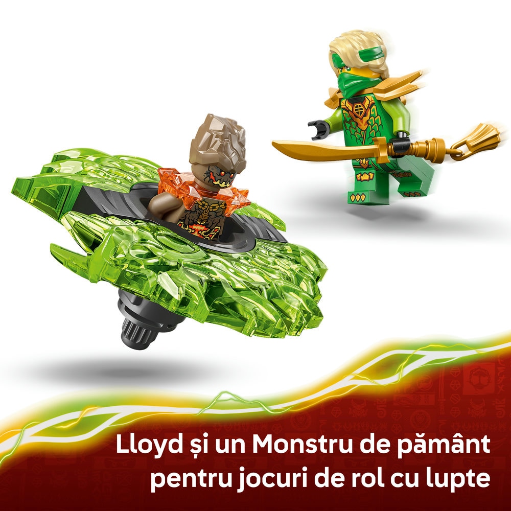 LEGO Ninjago: Lloyd vs Spinnerul monstru de pamant 71850, 6 ani+, 52 piese