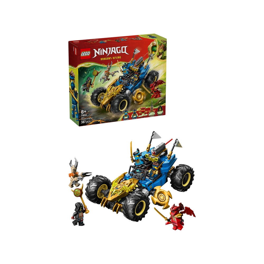 LEGO Ninjago: Masina transformabila a lui Jay 71856, 8 ani+, 387 piese