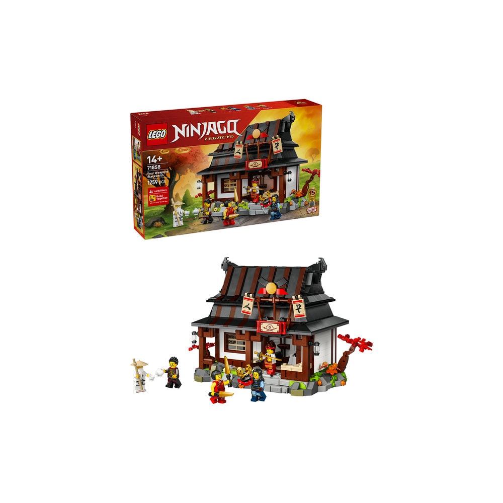 LEGO Ninjago: Fierarul Patru Arme la a 15-a aniversare 71858, 14 ani+, 1259 piese