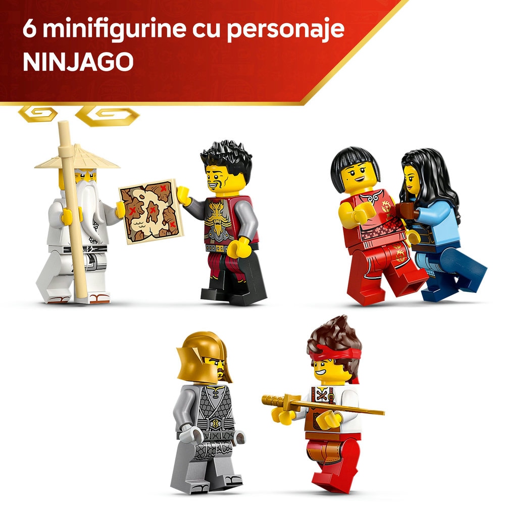 LEGO Ninjago: Fierarul Patru Arme la a 15-a aniversare 71858, 14 ani+, 1259 piese