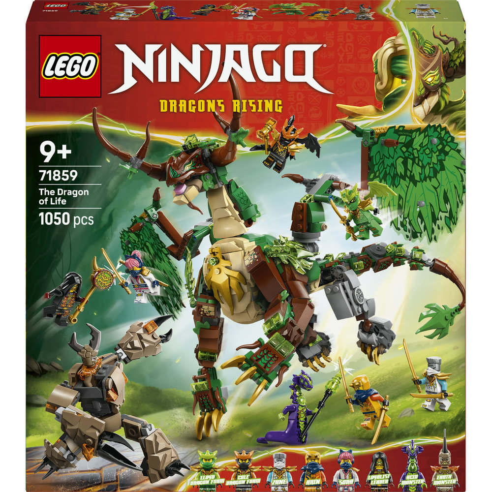LEGO Ninjago: Dragonul Vietii 71859, 9 ani+, 1050 piese