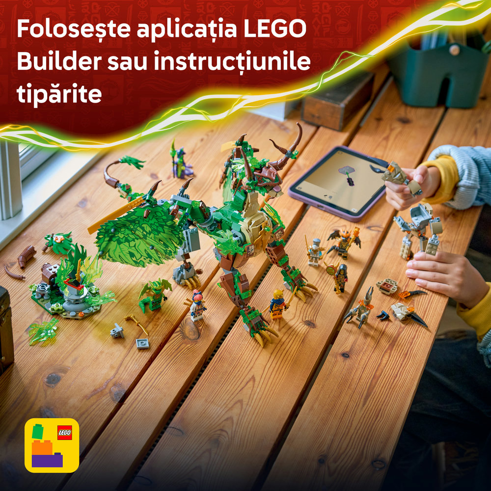 LEGO Ninjago: Dragonul Vietii 71859, 9 ani+, 1050 piese