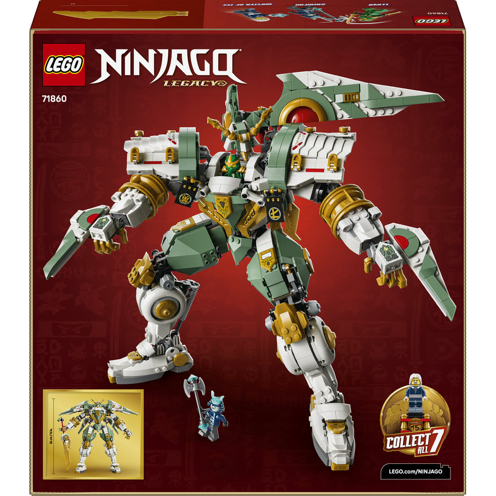 LEGO Ninjago: Robotul de Titan al lui Lloyd la a 15-a aniversare 71860, 14 ani+, 1293 piese