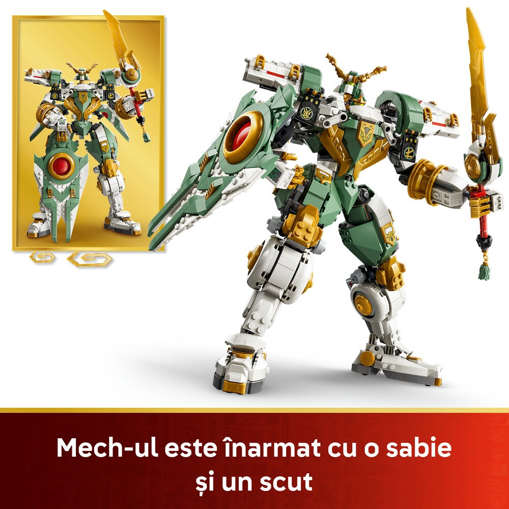 LEGO Ninjago: Robotul de Titan al lui Lloyd la a 15-a aniversare 71860, 14 ani+, 1293 piese