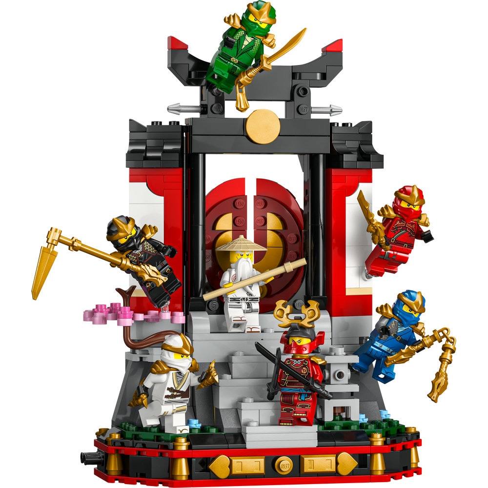 LEGO Ninjago: Model pentru etalare cu personaje ninja la a 15-a aniversare 71866, 14 ani+, 447 piese