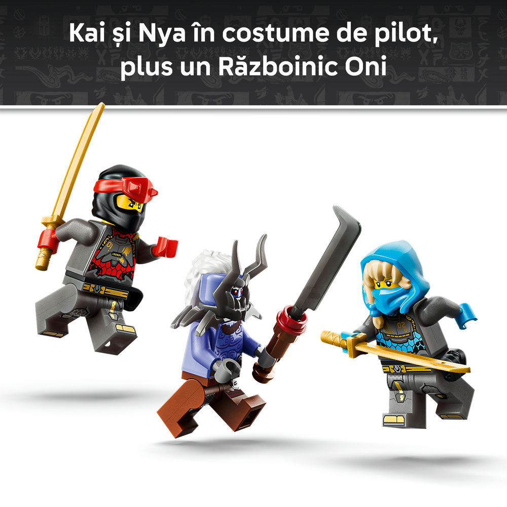 LEGO Ninjago: Robotii Titan gemeni 71870, 12 ani+, 1707 piese