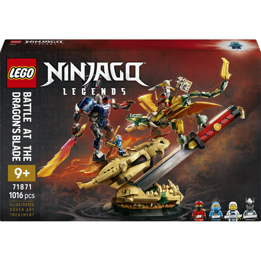 LEGO Ninjago: Batalia de la Sabia Dragonului 71871, 9 ani+, 1016 piese