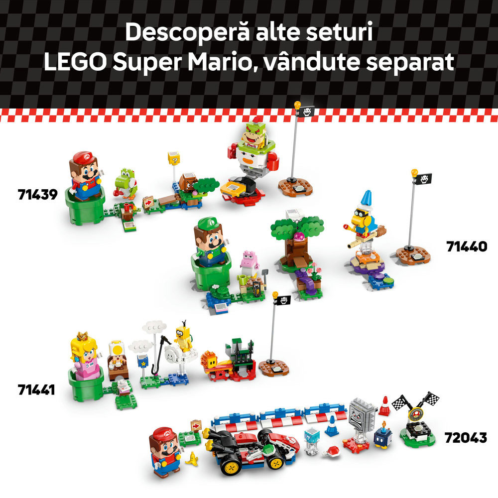 LEGO Super Mario: Mario Kart  Castelul lui Bowser 72039, 9 ani+, 1068 piese