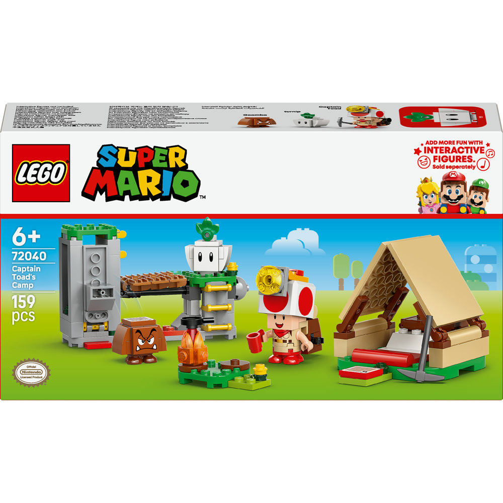 LEGO Super Mario: Tabara lui Captain Toad 72040, 6 ani+, 159 piese
