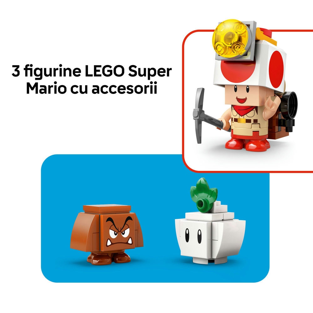 LEGO Super Mario: Tabara lui Captain Toad 72040, 6 ani+, 159 piese