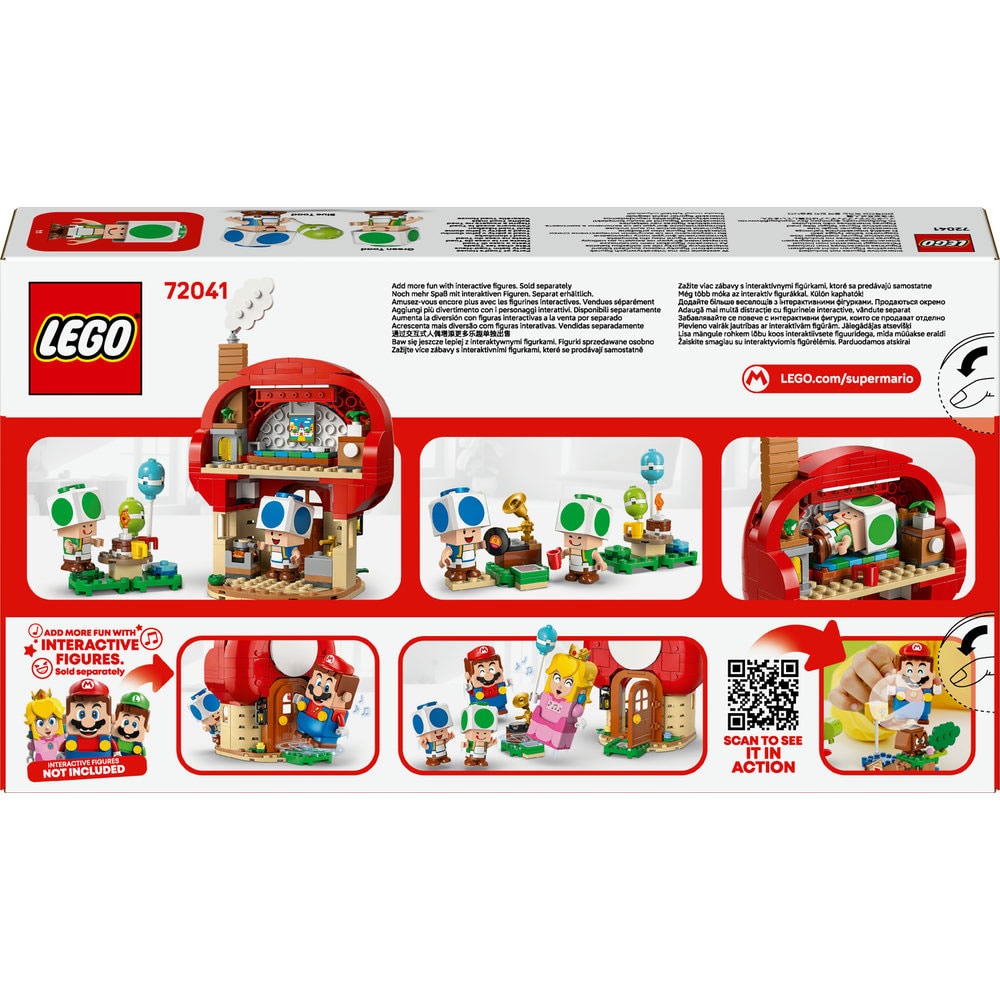 LEGO Super Mario: Petrecere acasa la Toad 72041, 7 ani+, 276 piese