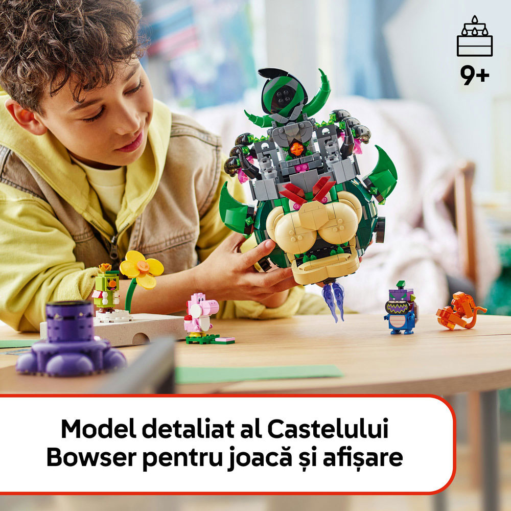 LEGO Super Mario:  Prince Florian si Castle Bowser 72042, 9 ani+, 1251 piese