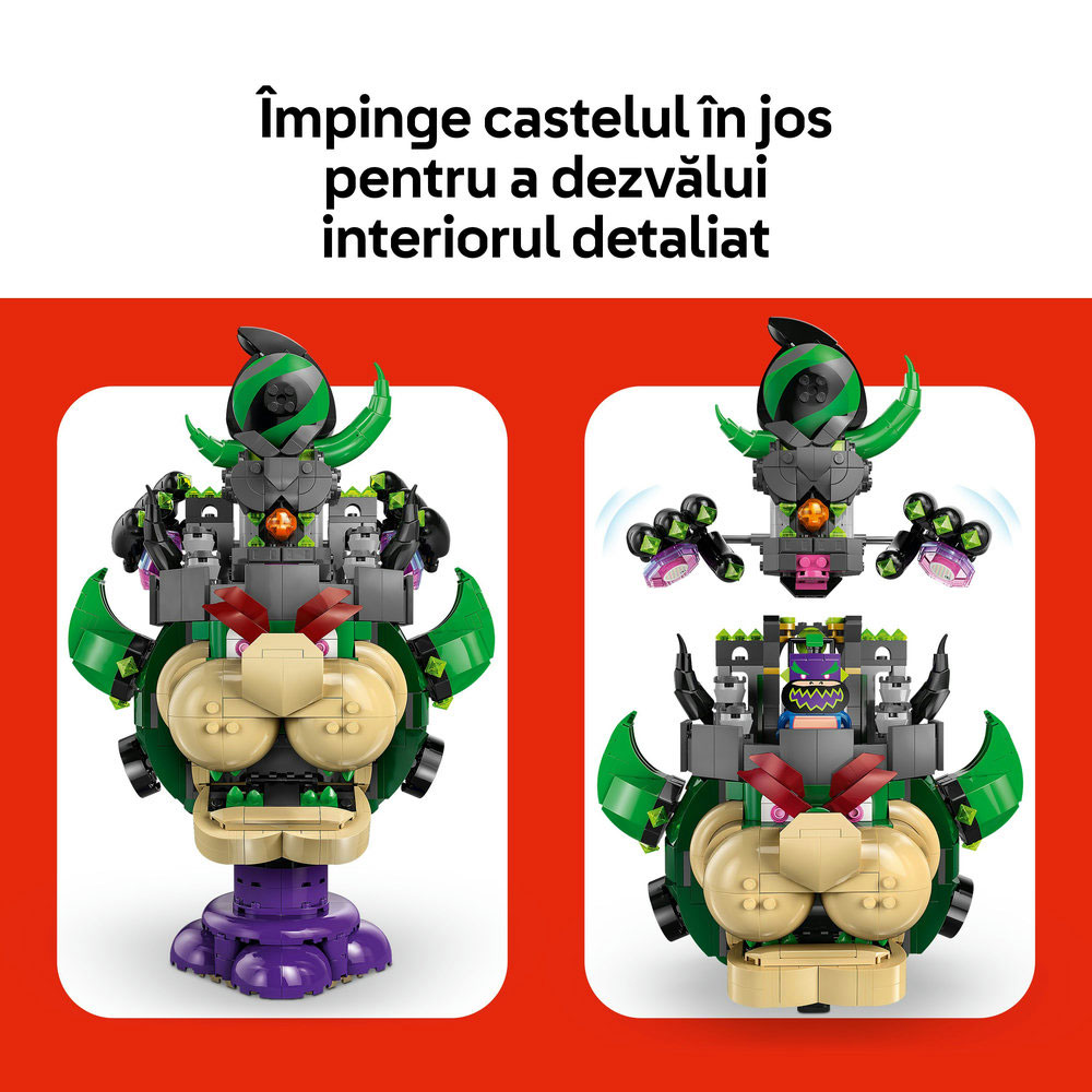 LEGO Super Mario:  Prince Florian si Castle Bowser 72042, 9 ani+, 1251 piese