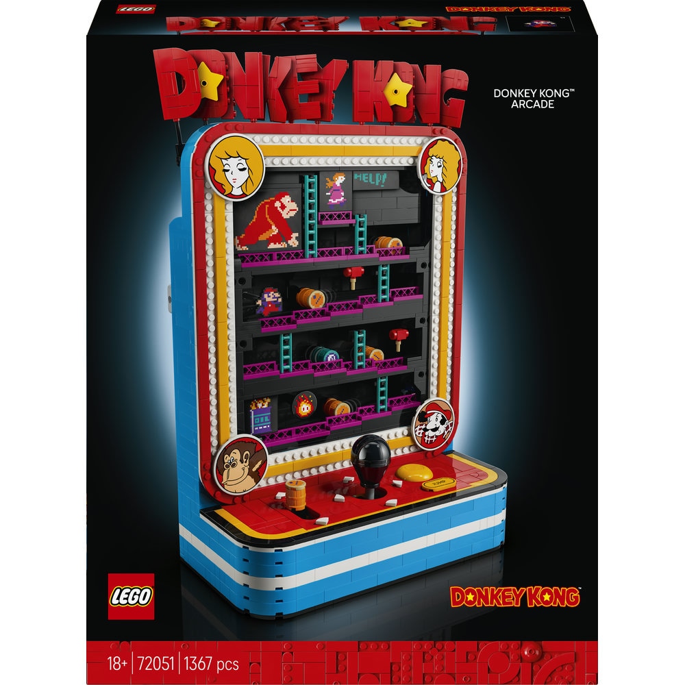 LEGO Super Mario: Donkey Kong Arcade 72051, 18 ani+, 1367 piese