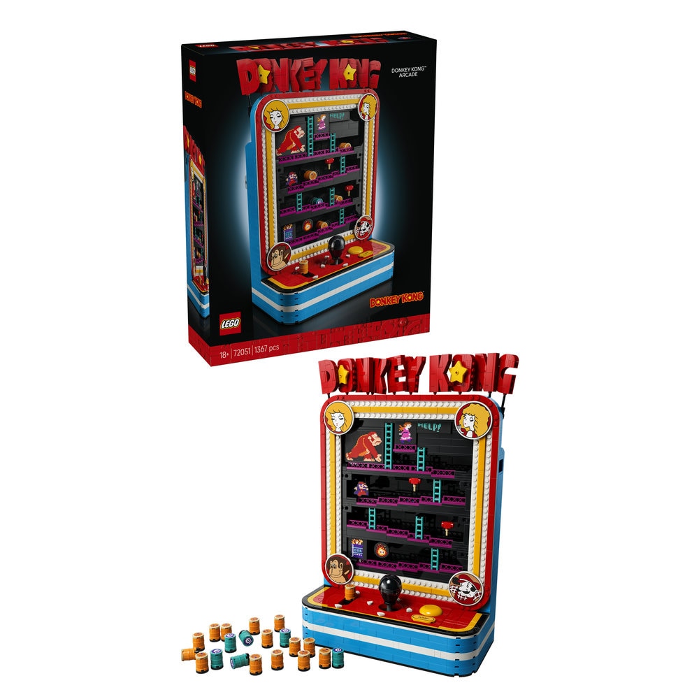 LEGO Super Mario: Donkey Kong Arcade 72051, 18 ani+, 1367 piese