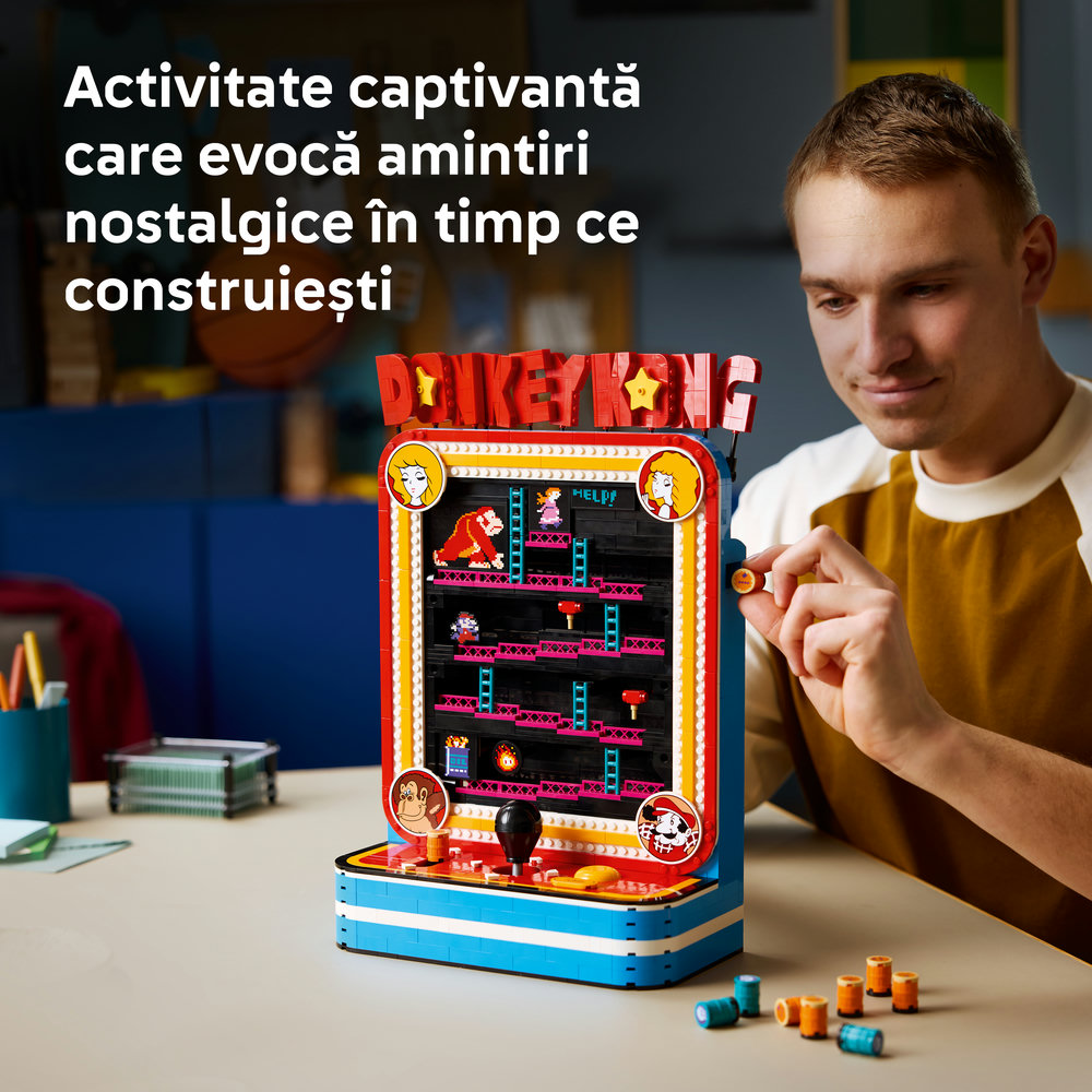 LEGO Super Mario: Donkey Kong Arcade 72051, 18 ani+, 1367 piese