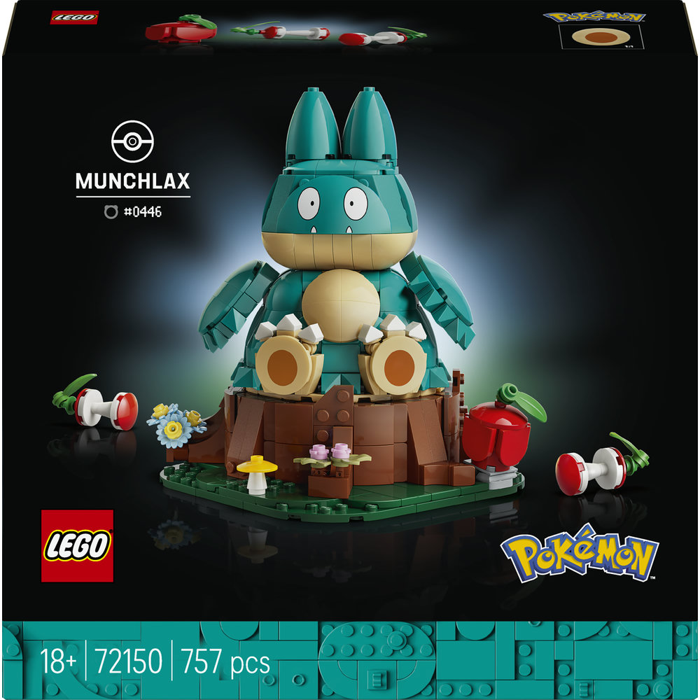 LEGO Pokemon: Munchlax 72150, 18 ani+, 757 piese