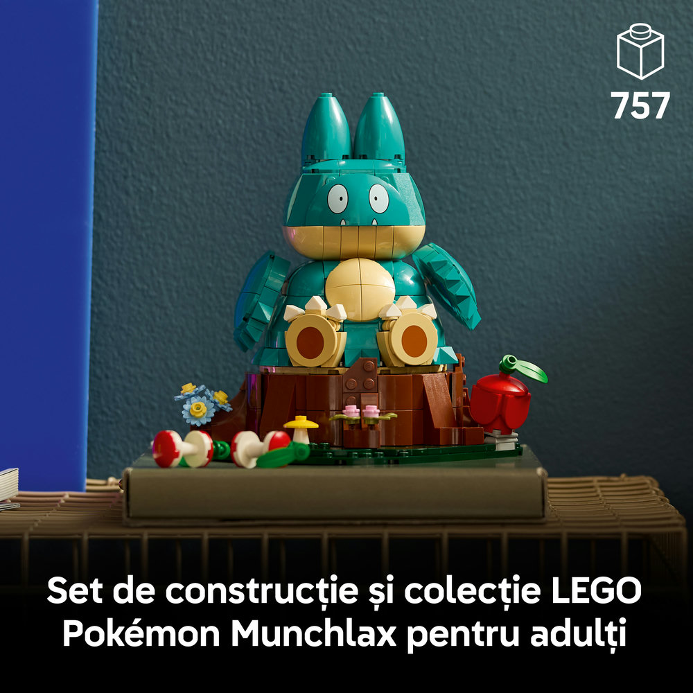 LEGO Pokemon: Munchlax 72150, 18 ani+, 757 piese