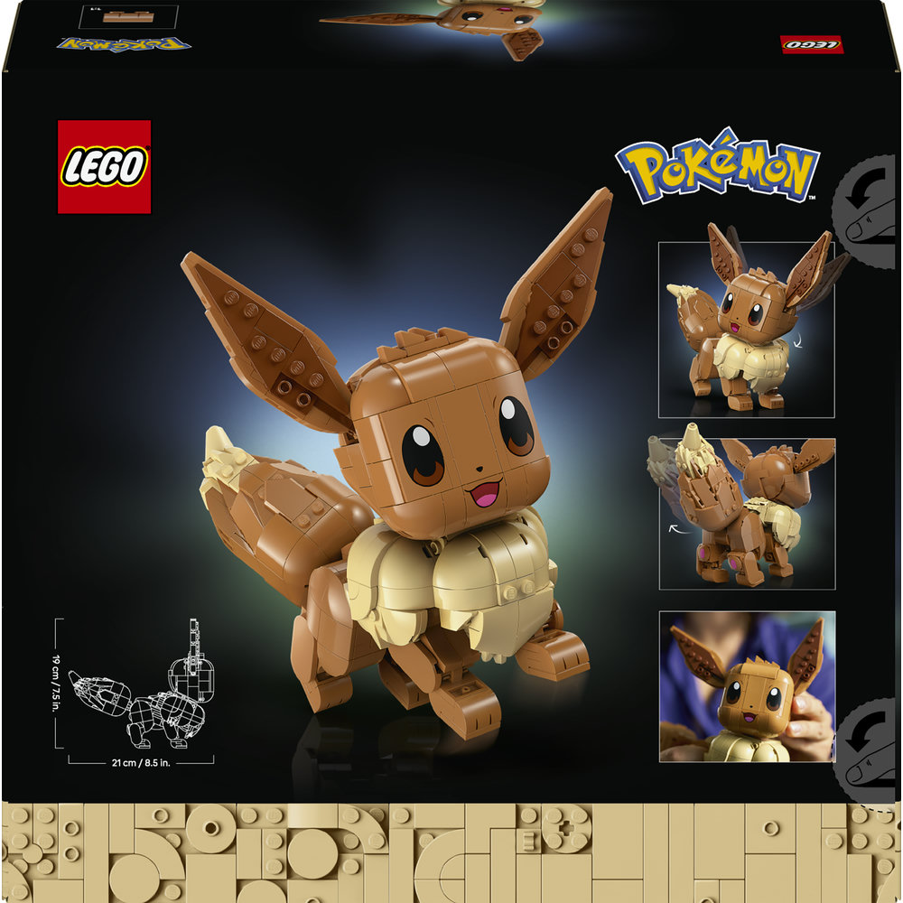 LEGO Pokemon: Eevee 72151, 18 ani+, 587 piese