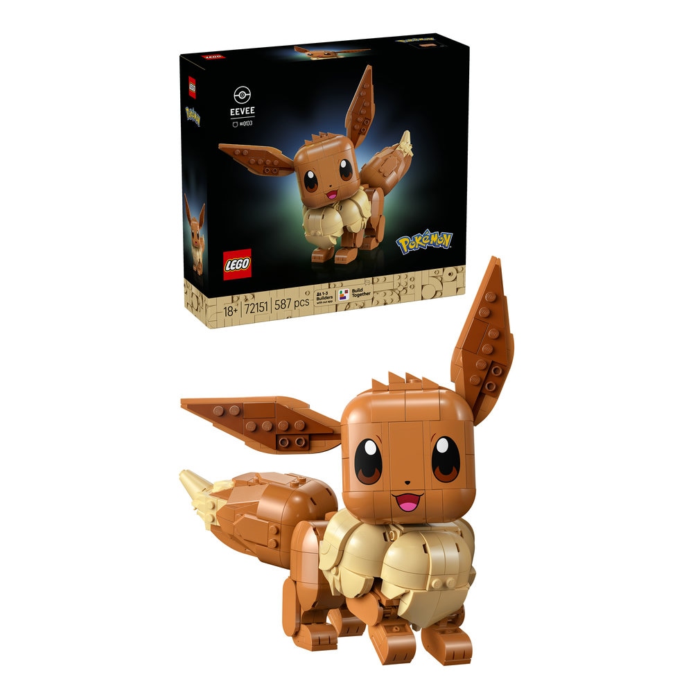 LEGO Pokemon: Eevee 72151, 18 ani+, 587 piese