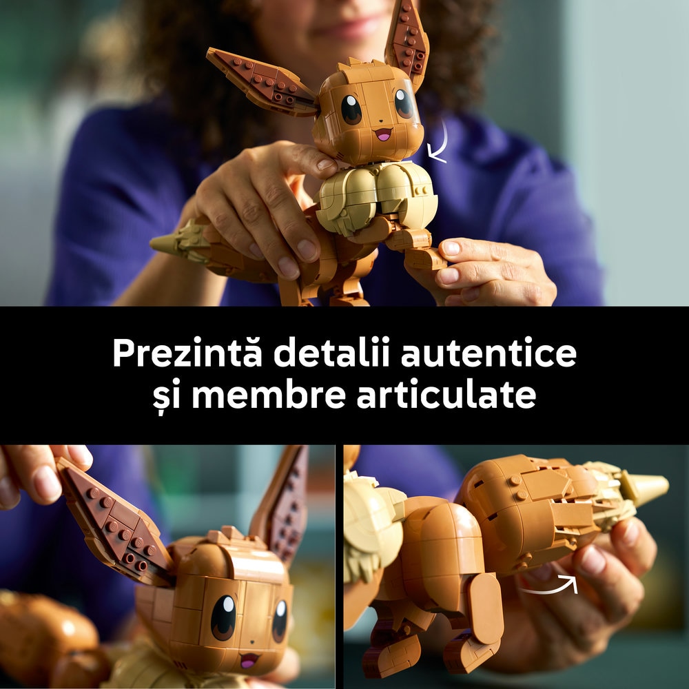 LEGO Pokemon: Eevee 72151, 18 ani+, 587 piese