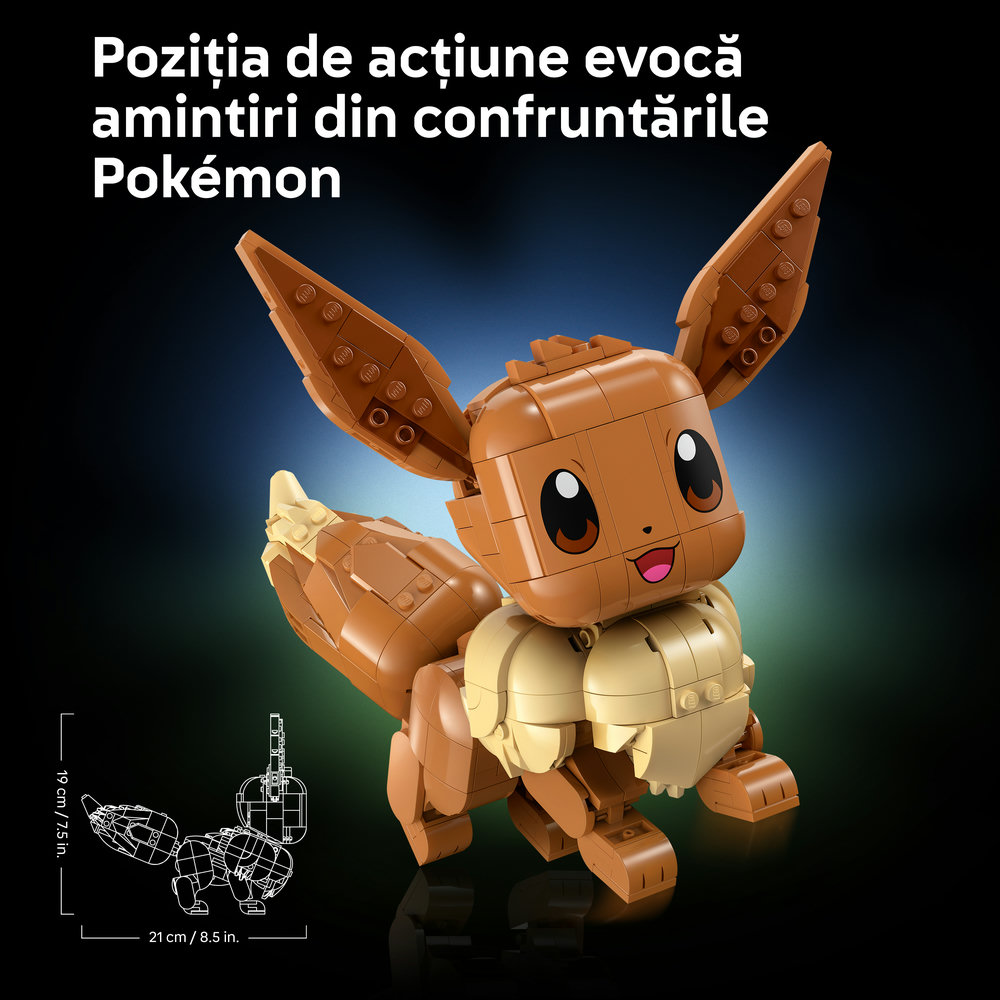 LEGO Pokemon: Eevee 72151, 18 ani+, 587 piese