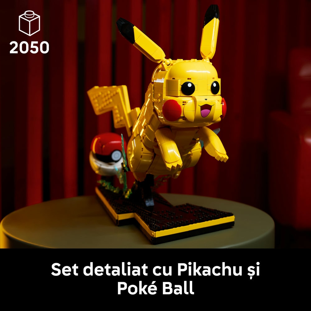 LEGO Pokemon: Pikachu si Poke Ball 72152, 18 ani+, 2050 piese