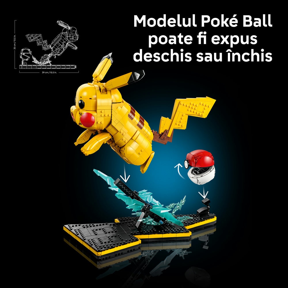 LEGO Pokemon: Pikachu si Poke Ball 72152, 18 ani+, 2050 piese
