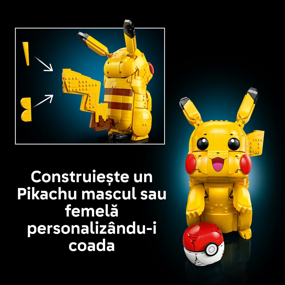 LEGO Pokemon: Pikachu si Poke Ball 72152, 18 ani+, 2050 piese