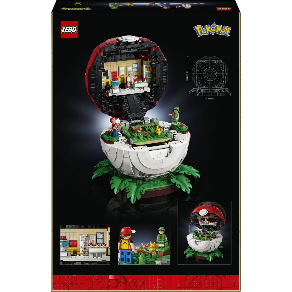 LEGO Pokemon: Poke Ball si momentele reprezentative ale Antrenorului 72154, 18 ani+, 2386 piese