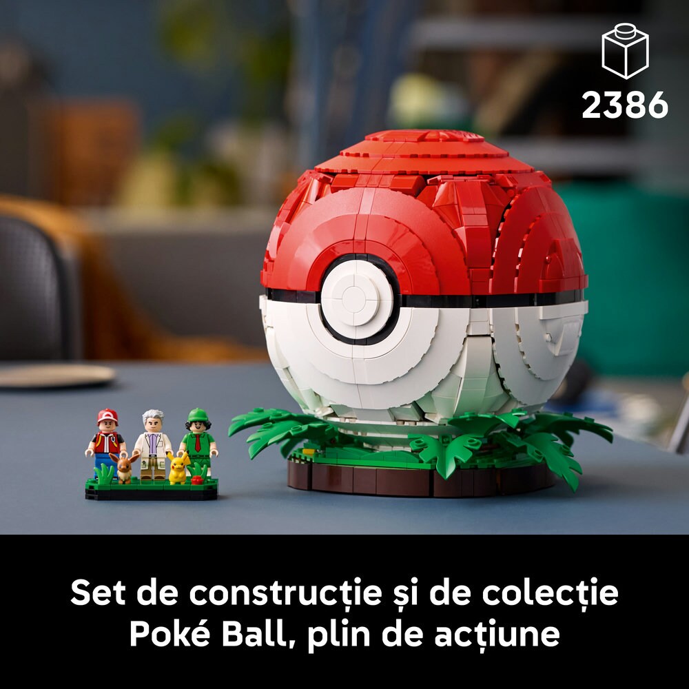 LEGO Pokemon: Poke Ball si momentele reprezentative ale Antrenorului 72154, 18 ani+, 2386 piese