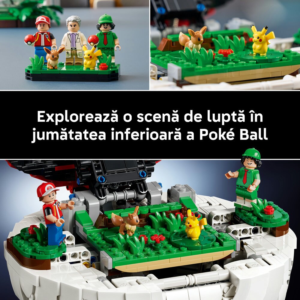 LEGO Pokemon: Poke Ball si momentele reprezentative ale Antrenorului 72154, 18 ani+, 2386 piese