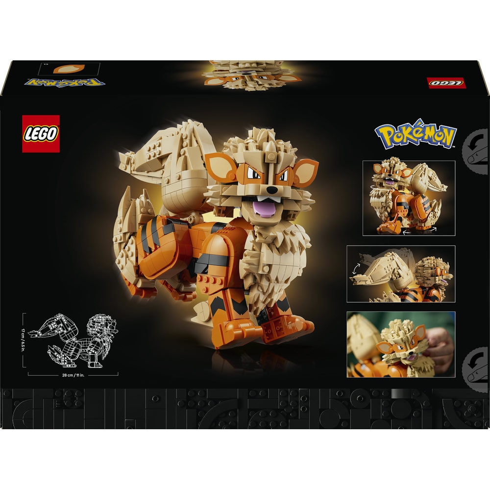 LEGO Pokemon: Arcanine 72160, 18 ani+, 1190 piese
