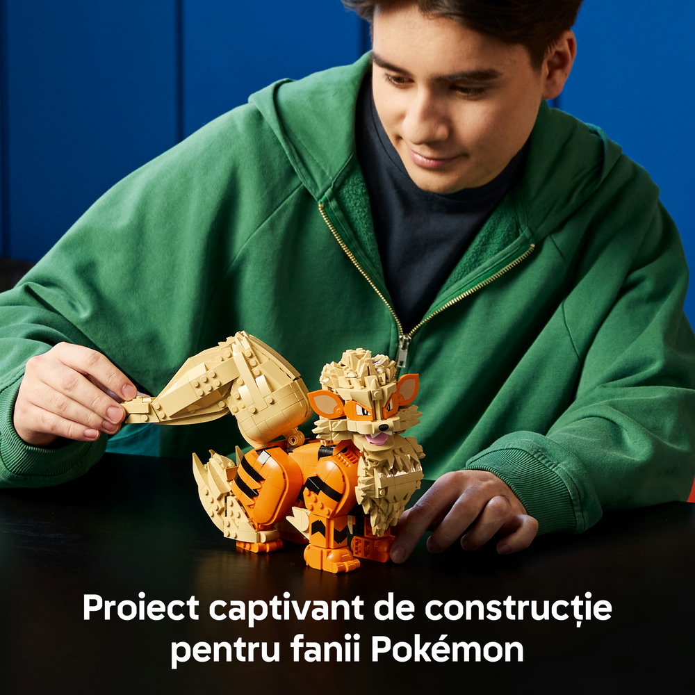 LEGO Pokemon: Arcanine 72160, 18 ani+, 1190 piese
