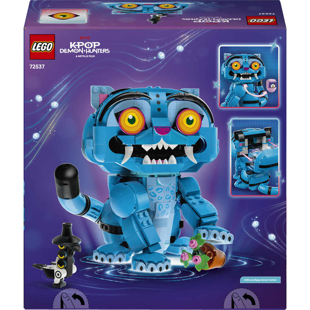 LEGO KPop Demon Hunters: Tigrul Derpy si cotofana Sussie 72537, 9 ani+, 825 piese