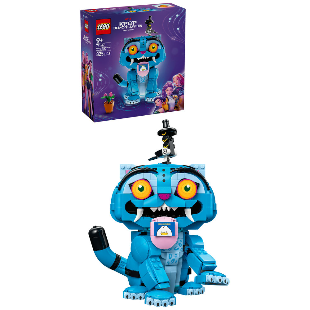 LEGO KPop Demon Hunters: Tigrul Derpy si cotofana Sussie 72537, 9 ani+, 825 piese
