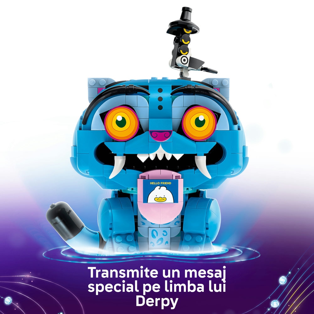 LEGO KPop Demon Hunters: Tigrul Derpy si cotofana Sussie 72537, 9 ani+, 825 piese