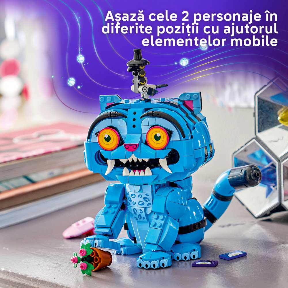 LEGO KPop Demon Hunters: Tigrul Derpy si cotofana Sussie 72537, 9 ani+, 825 piese