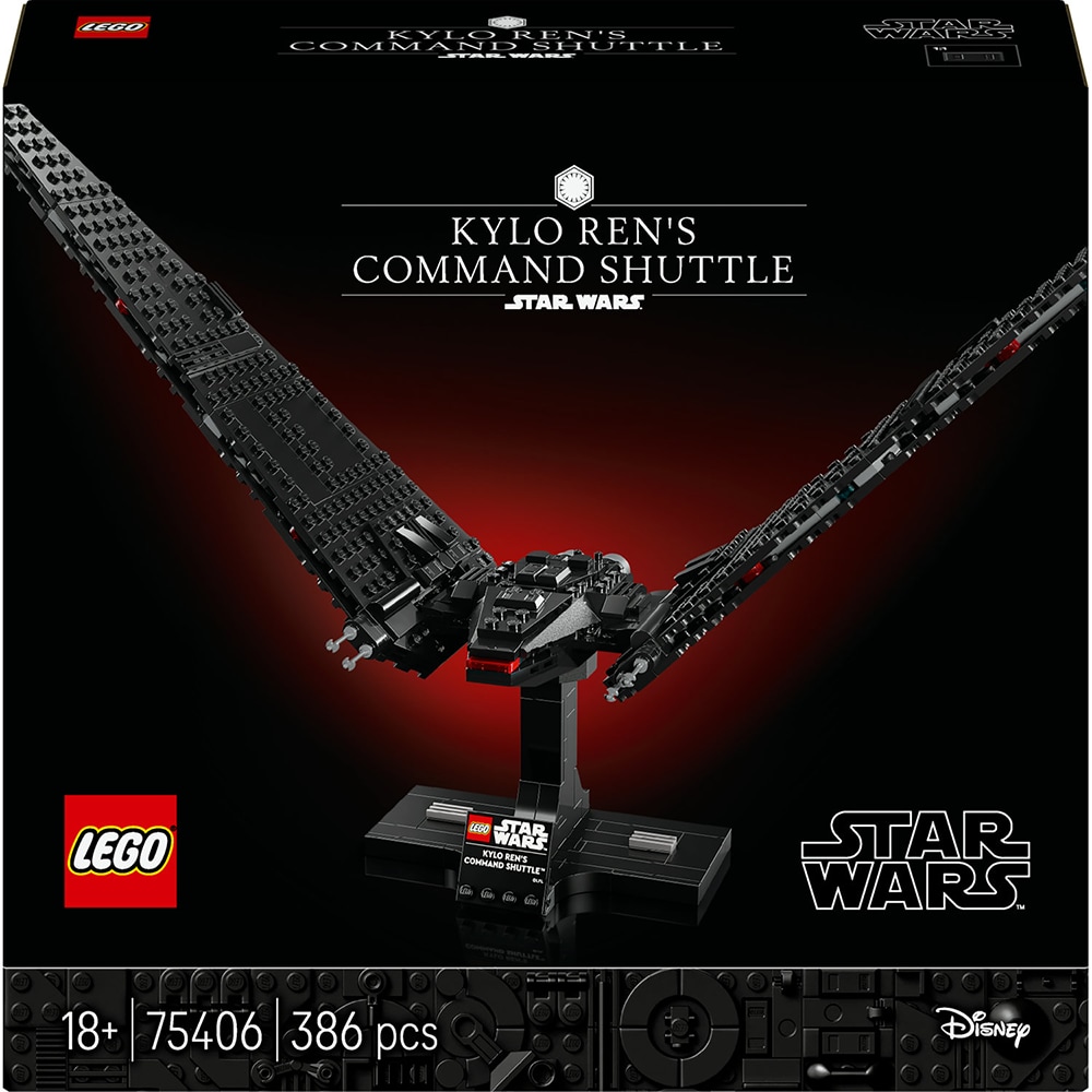 LEGO Star Wars: Naveta de comanda a lui Kylo Ren 75406, 18 ani+, 386 piese