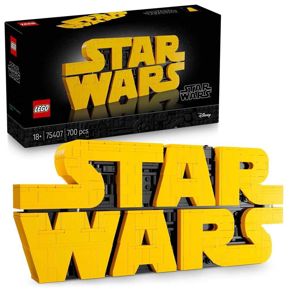 LEGO Star Wars: Logoul Star Wars din caramizi 75407, 12 ani+, 700 piese