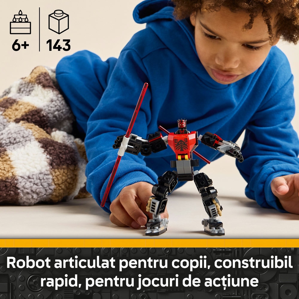 LEGO Star Wars: Robotul Darth Maul 75411, 6 ani+, 143 piese