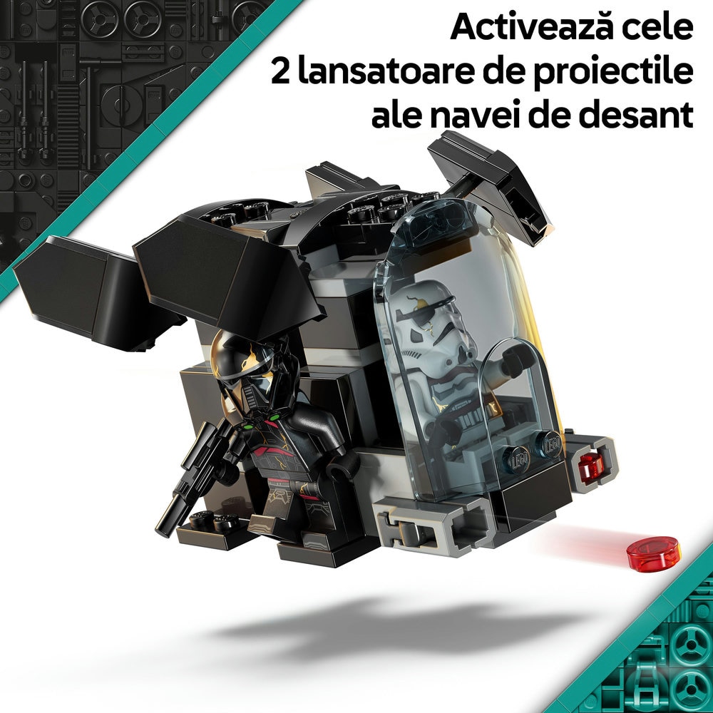 LEGO Star Wars: Pachet de lupta Soldati ai mortii si soldati ai noptii 75412, 6 ani+, 119 piese