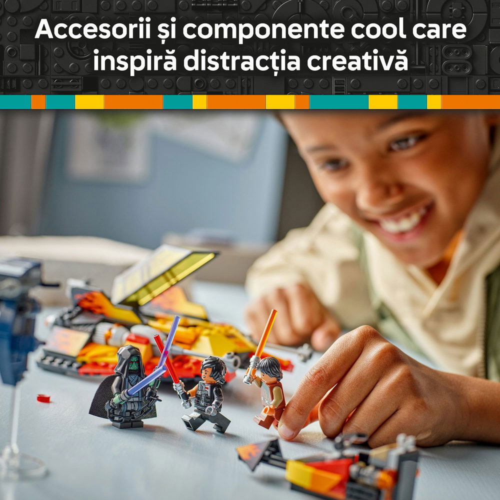 LEGO Star Wars: Snowspeeder inflacarat 75414, 7 ani+, 349 piese