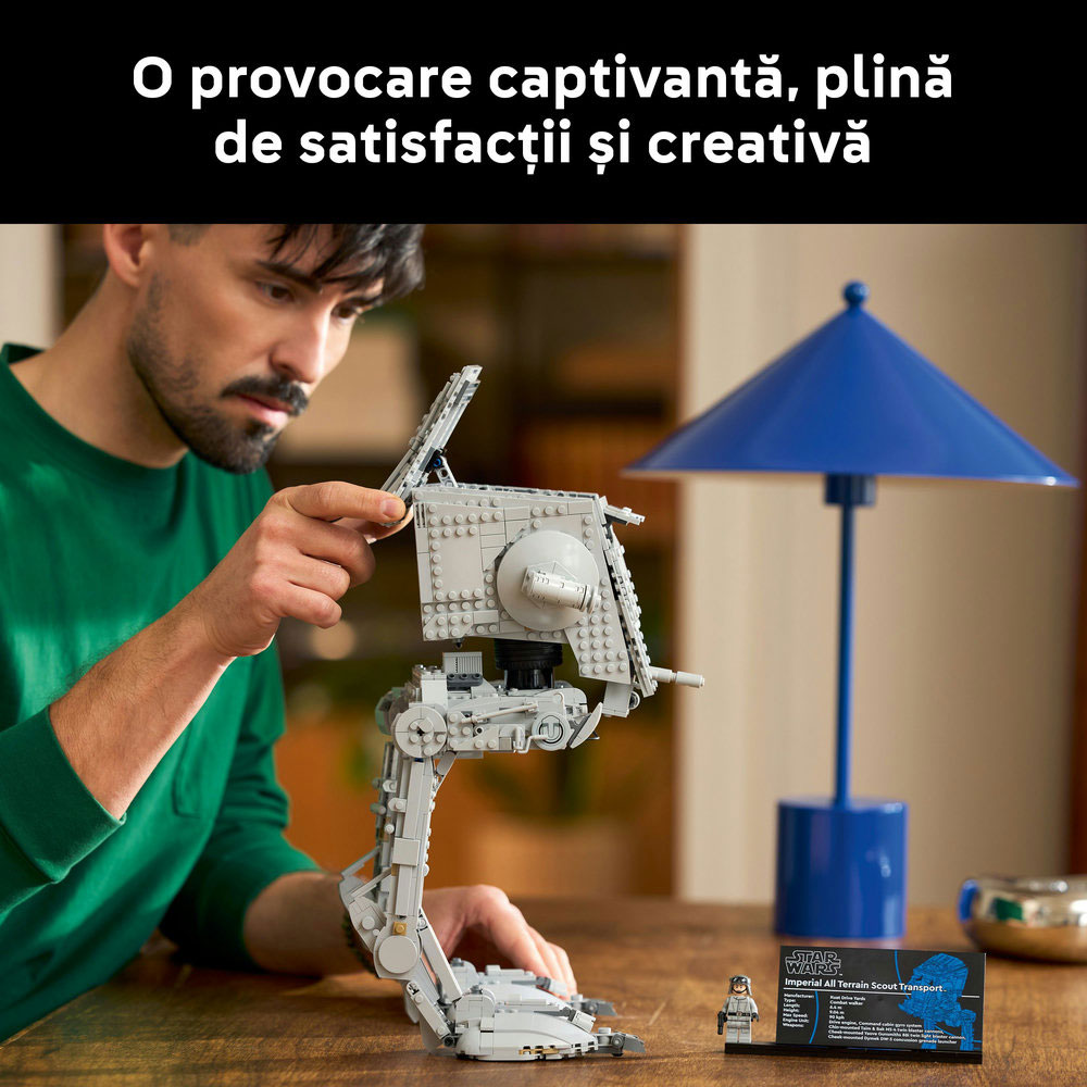 LEGO Star Wars: Robotul biped AT-ST 75417, 18 ani+, 1513 piese