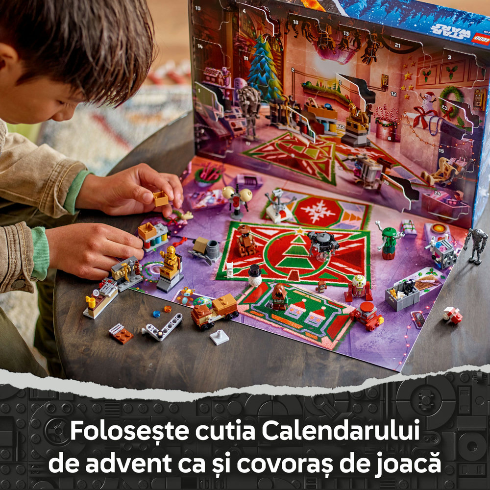 LEGO Star Wars: Calendar de advent 2025 75418, 6 ani+, 263 piese