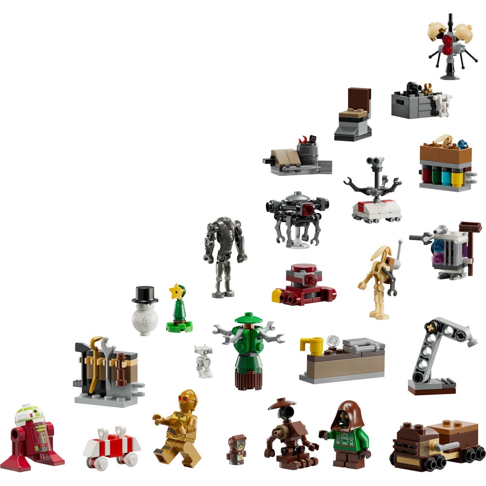 LEGO Star Wars: Calendar de advent 2025 75418, 6 ani+, 263 piese