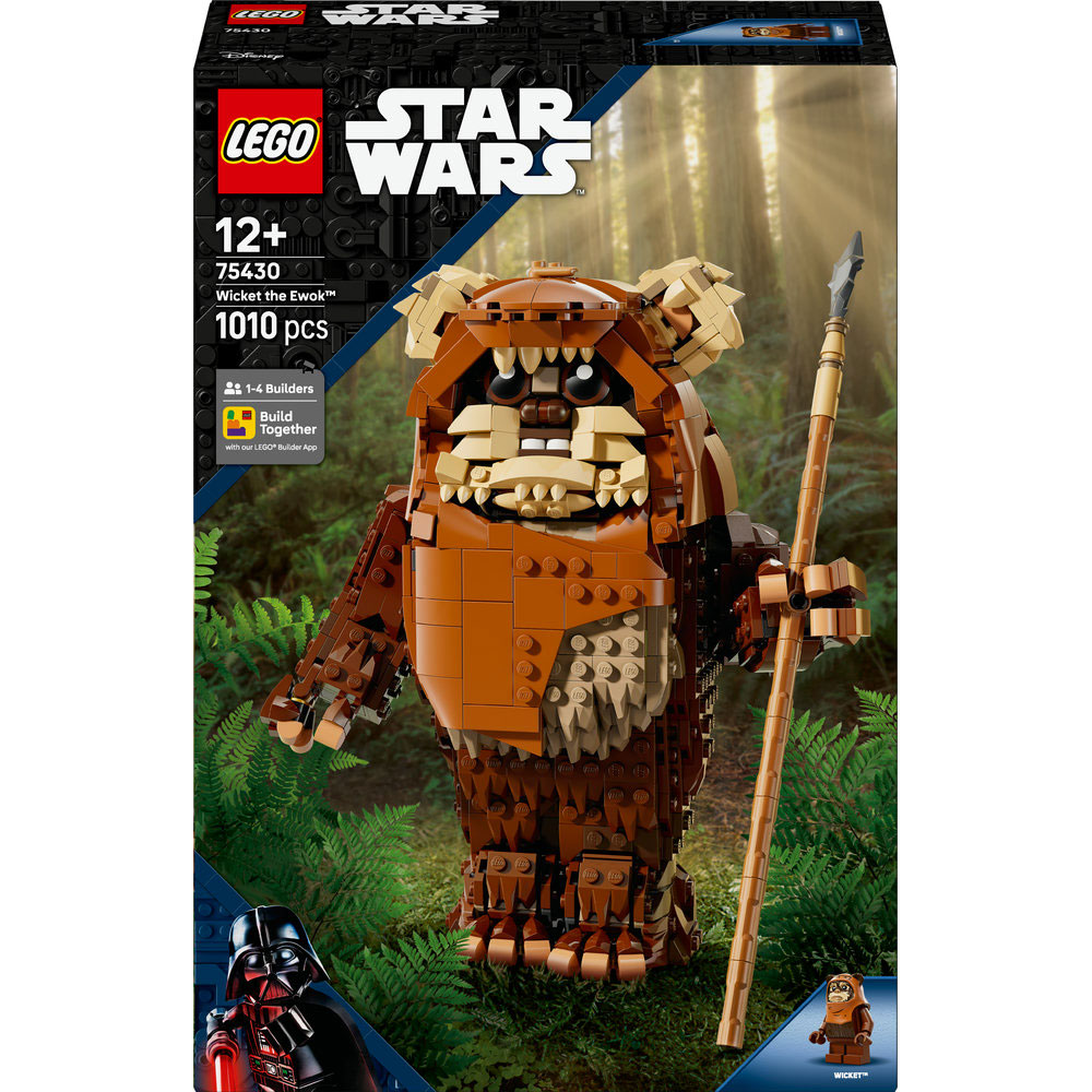 LEGO Star Wars: Ewok-ul Wicket 75430, 12 ani+, 1010 piese